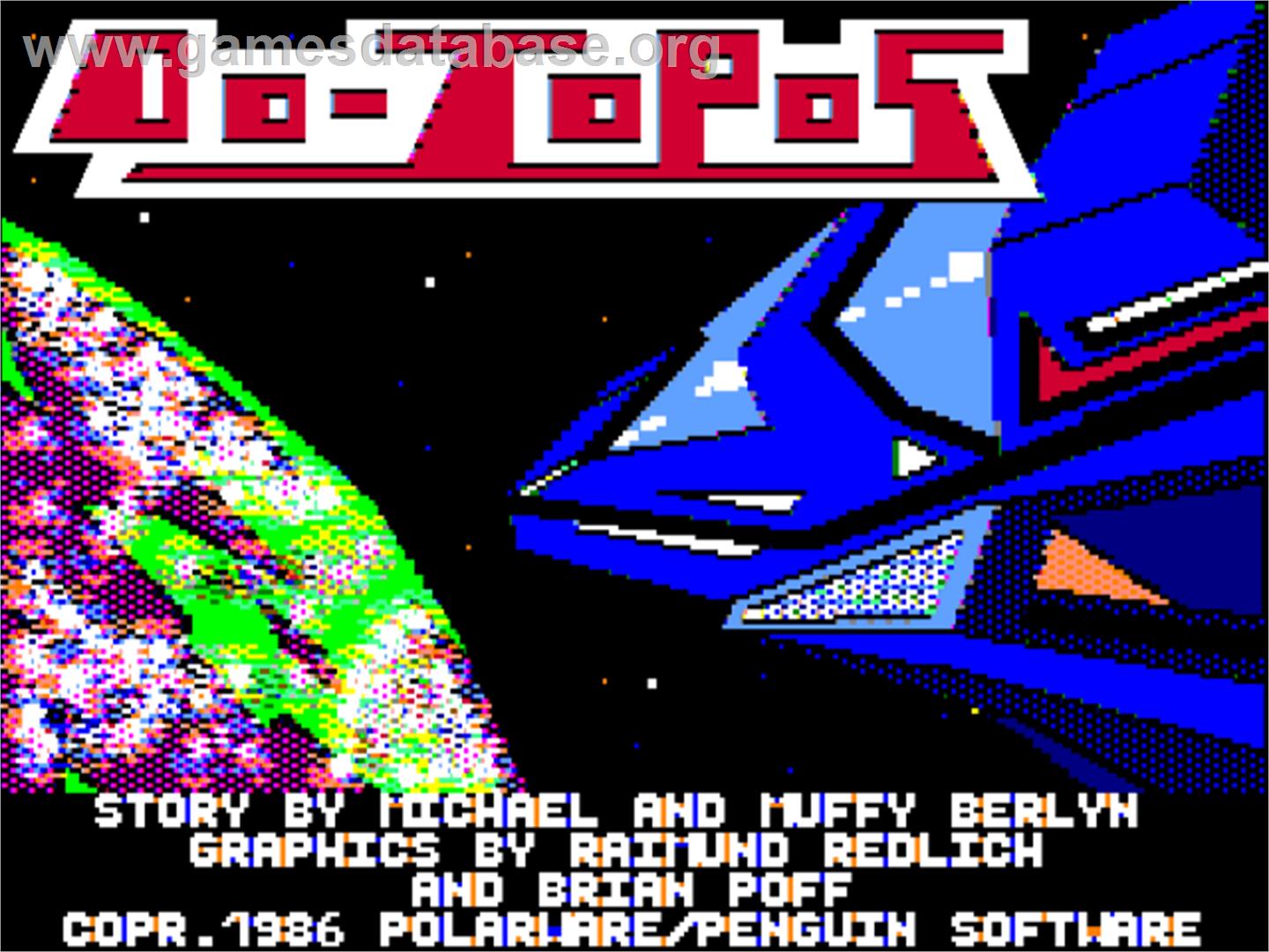 Oo-Topos - Apple II - Artwork - Title Screen