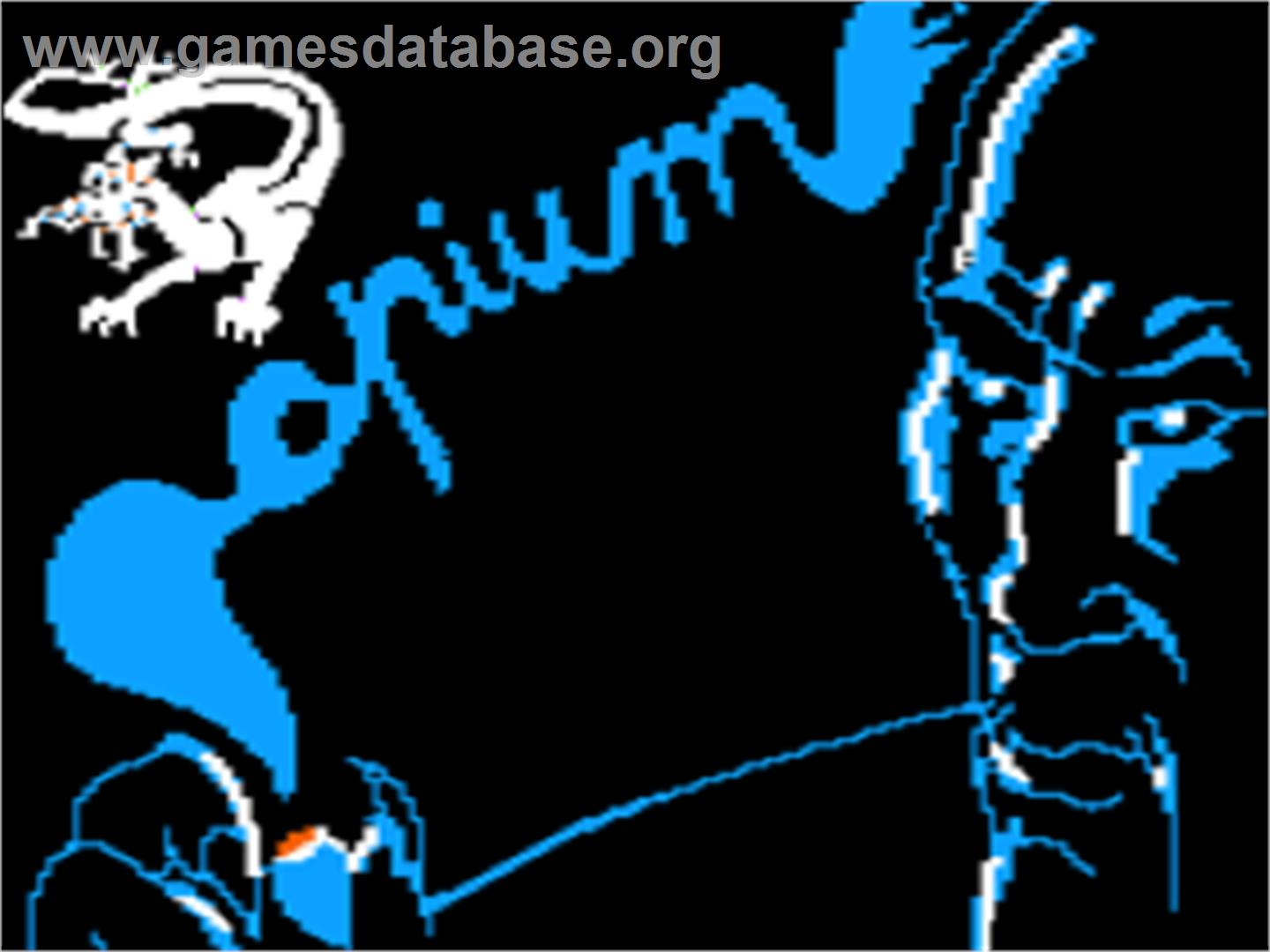 Opium - Apple II - Artwork - Title Screen