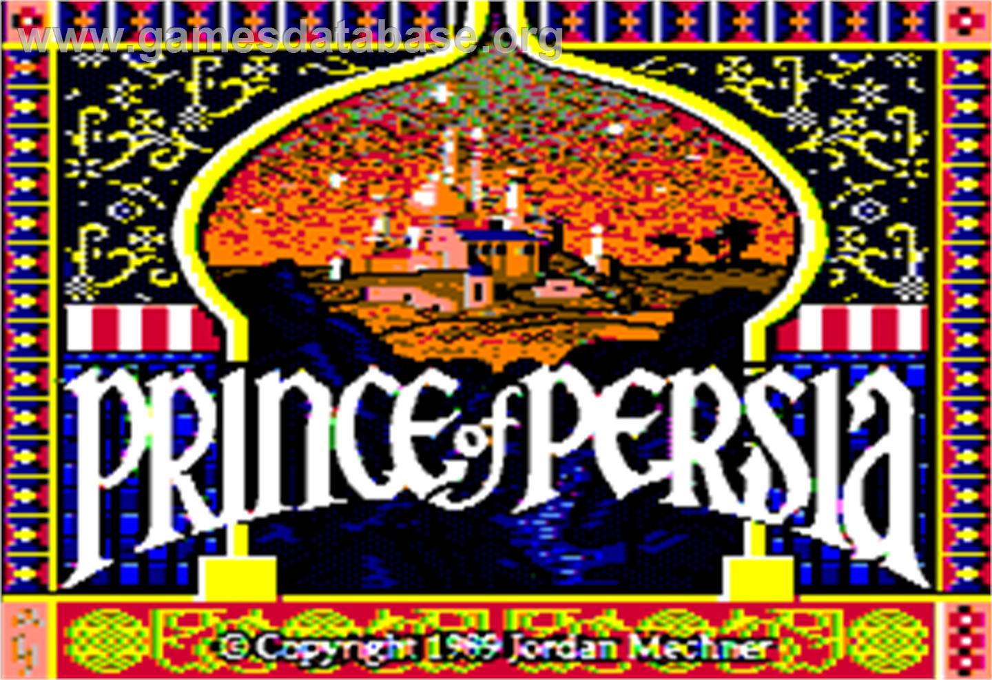 Prince of Persia - Apple II - Artwork - Title Screen