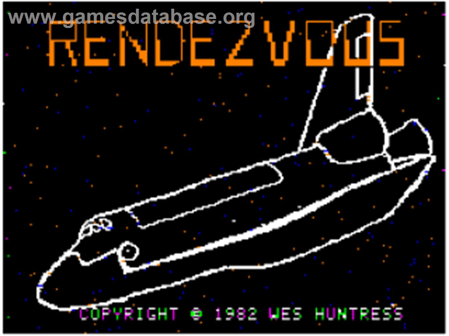 Rendezvous - Apple II - Artwork - Title Screen