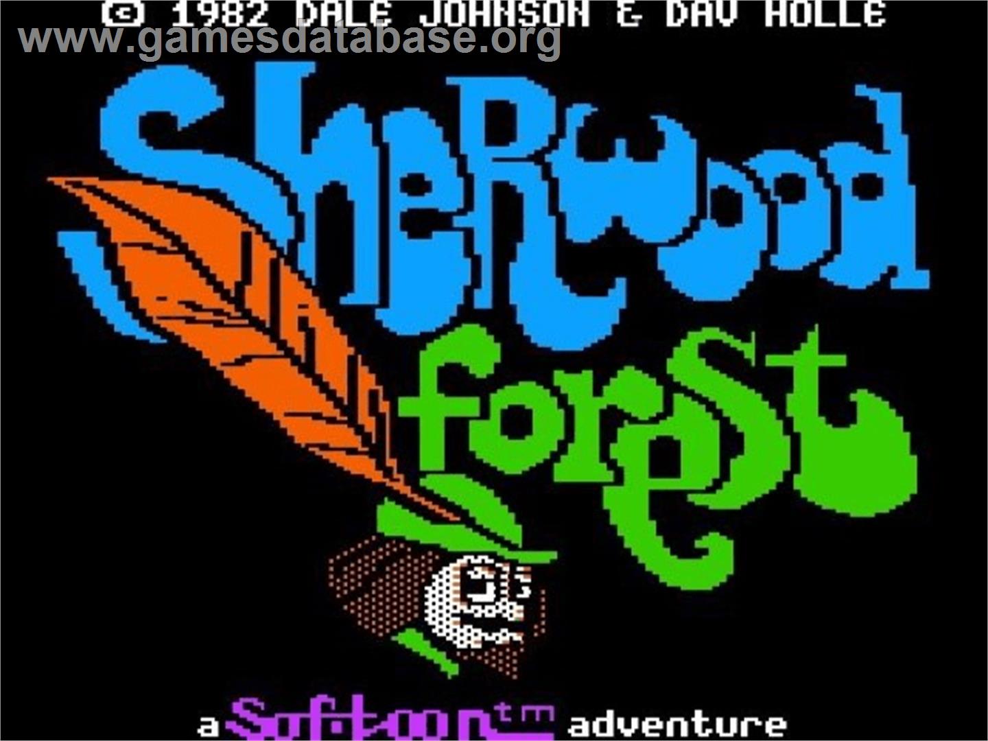 Sherwood Forest - Apple II - Artwork - Title Screen