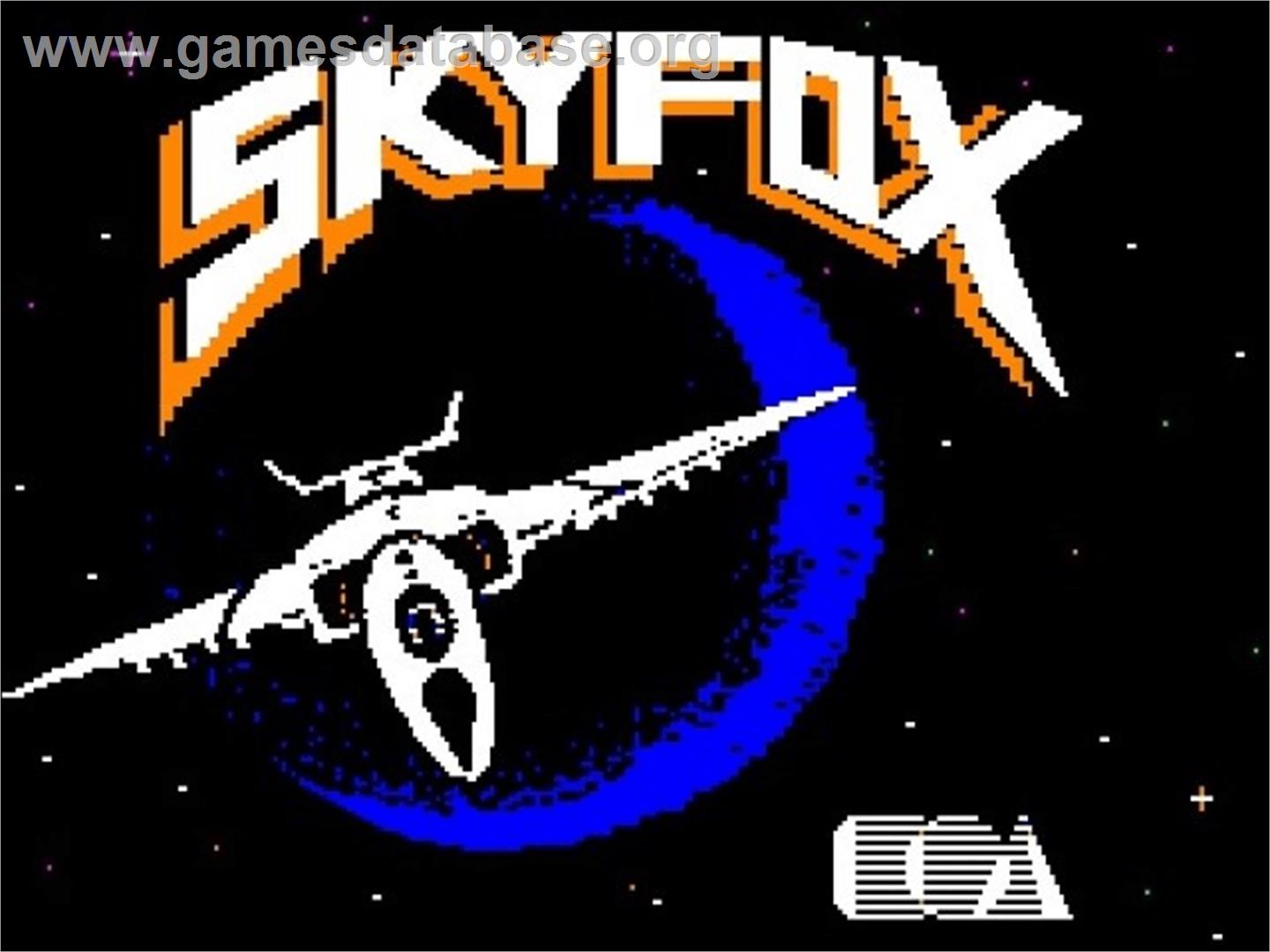 Sky Fox - Apple II - Artwork - Title Screen