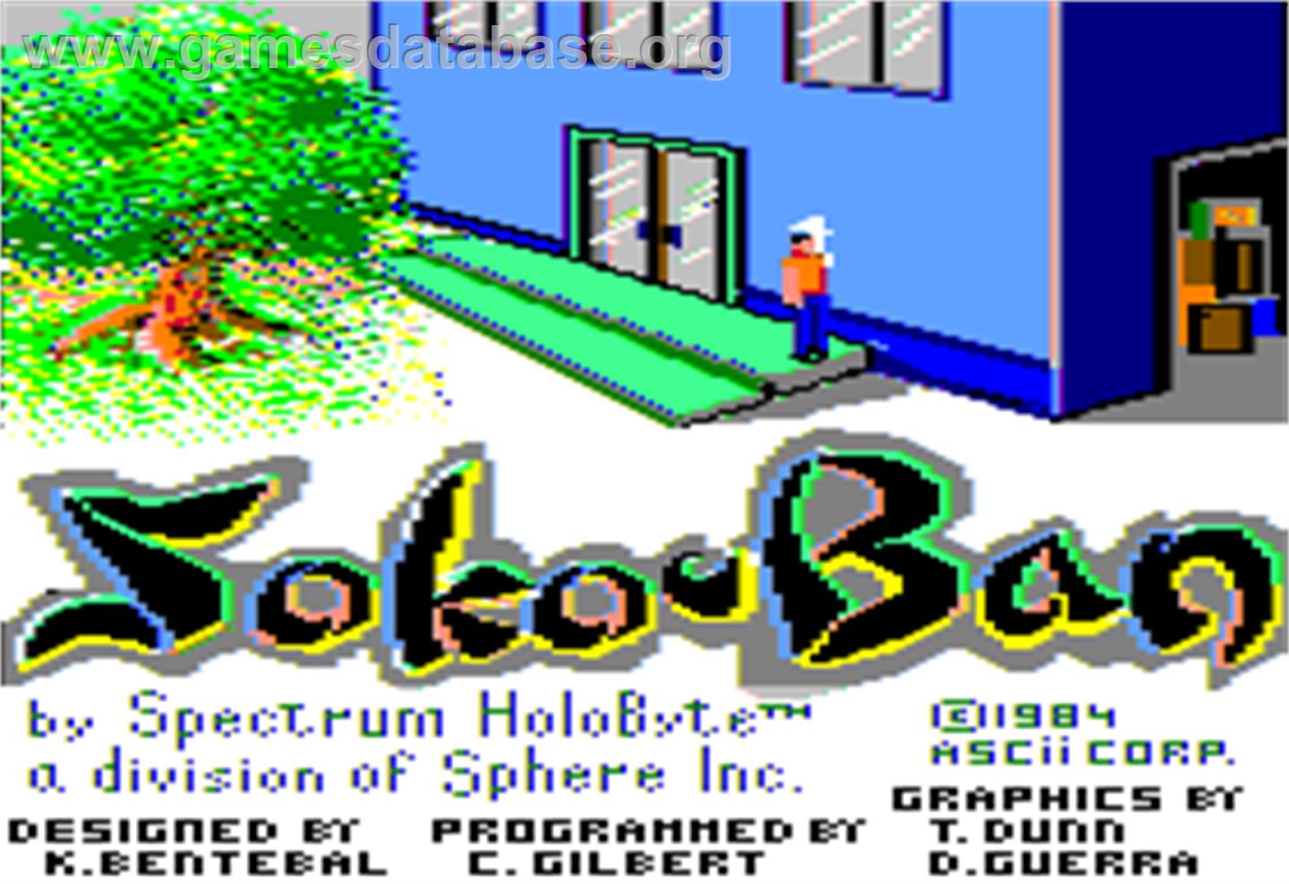 Sokoban - Apple II - Artwork - Title Screen