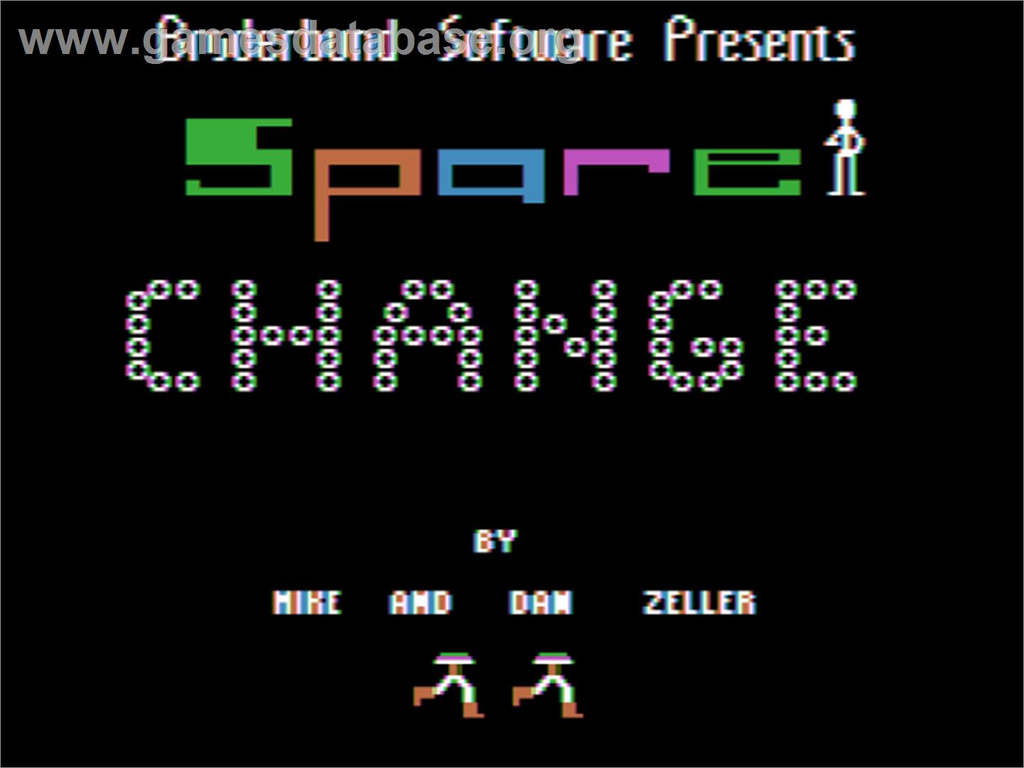 Spare Change - Apple II - Artwork - Title Screen
