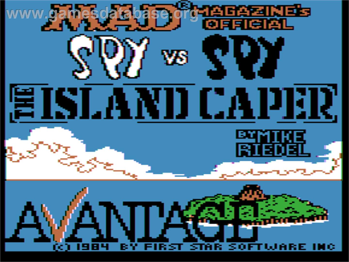 Spy vs. Spy II: The Island Caper - Apple II - Artwork - Title Screen