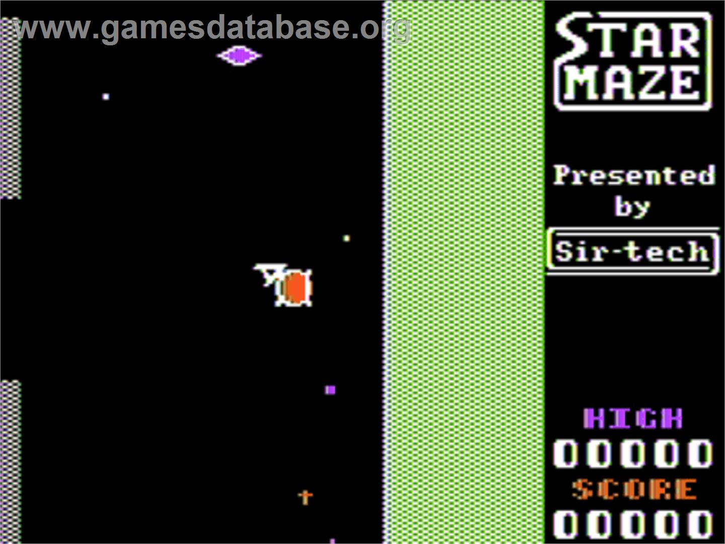 Star Maze - Apple II - Artwork - Title Screen