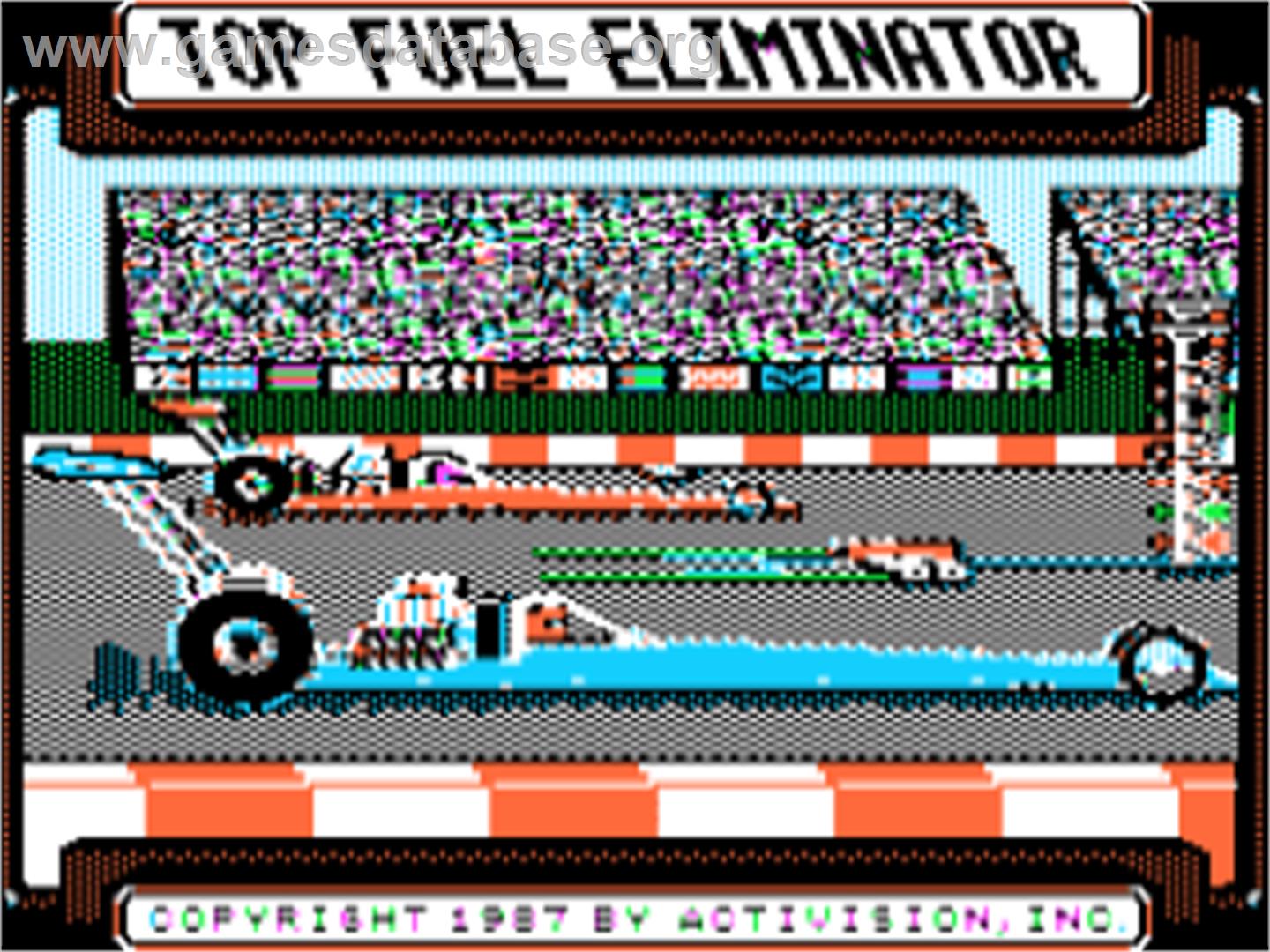 Top Fuel Eliminator - Apple II - Artwork - Title Screen