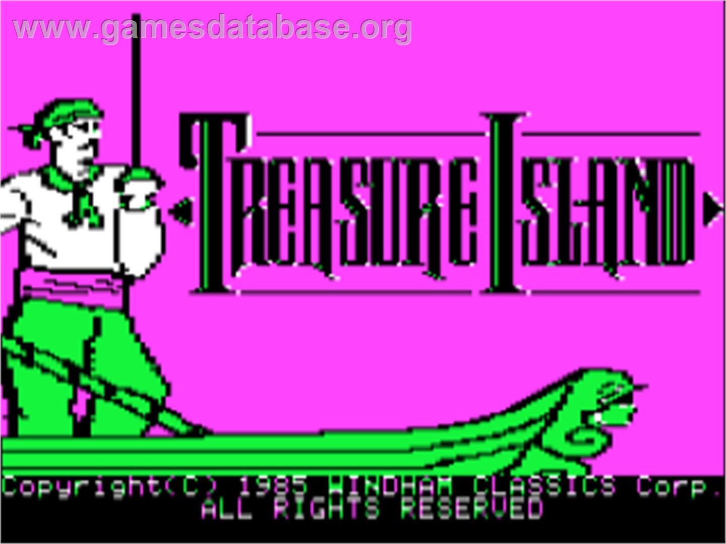 Treasure Island - Apple II - Artwork - Title Screen