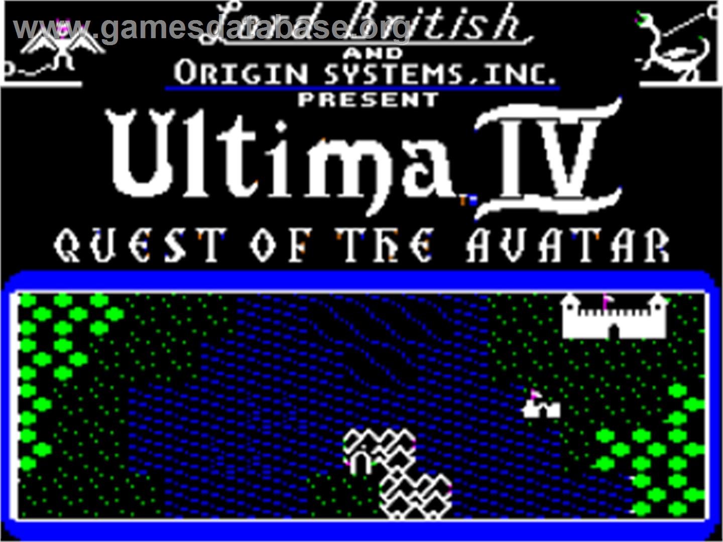 Ultima 4 - Quest Of The Avatar - Apple II - Artwork - Title Screen