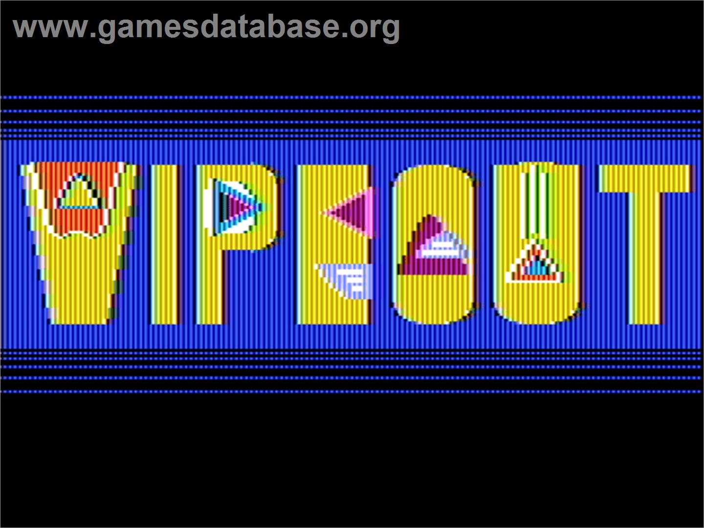 Wipeout - Apple II - Artwork - Title Screen