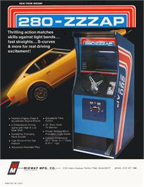 Advert for 280-ZZZAP on the Arcade.