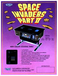 Advert for Alien Invasion Part II on the Arcade.