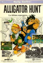 Advert for Alligator Hunt on the Arcade.