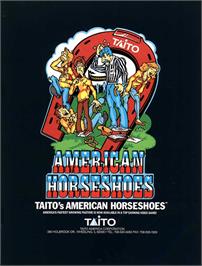 Advert for American Horseshoes on the Arcade.