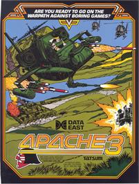 Advert for Apache 3 on the Arcade.
