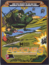Advert for Apache 3 on the Arcade.