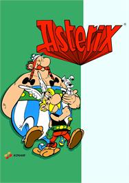 Advert for Asterix on the Arcade.