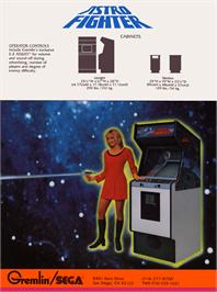 Advert for Astro Fighter on the Atari 7800.