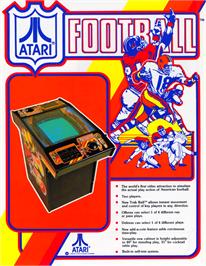 Advert for Atari Football II on the Arcade.