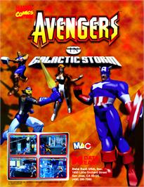 Advert for Avengers In Galactic Storm on the Arcade.