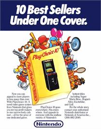 Advert for Balloon Fight on the Nintendo Arcade Systems.