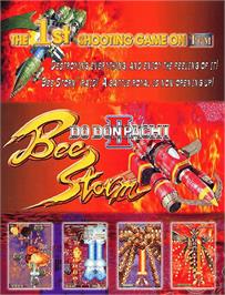 Advert for Bee Storm - DoDonPachi II on the Arcade.
