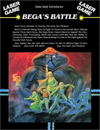 Advert for Bega's Battle on the Arcade.