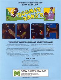 Advert for Boomer Rang'r / Genesis on the Arcade.