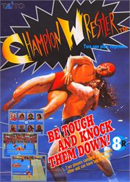 Advert for Champion Wrestler on the Arcade.