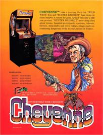 Advert for Cheyenne on the Arcade.
