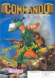 Advert for Commando on the Atari 7800.