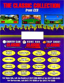 Advert for Country Club on the Arcade.