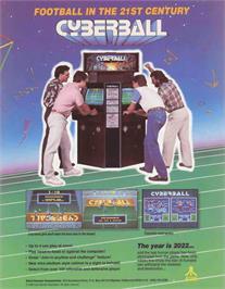 Advert for Cyberball on the Microsoft DOS.