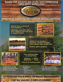 Advert for Deer Hunting USA V4.0 on the Arcade.
