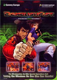 Advert for Demolish Fist on the Arcade.