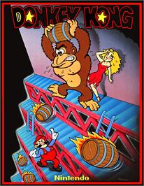 Advert for Donkey Kong on the Nintendo Famicom Disk System.