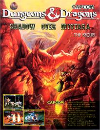 Advert for Dungeons & Dragons: Shadow over Mystara on the Arcade.