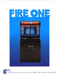 Advert for Fire One on the Commodore 64.