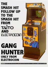 Advert for Gang Hunter / Dead Angle on the Arcade.