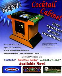 Advert for Golden Tee Classic on the Arcade.