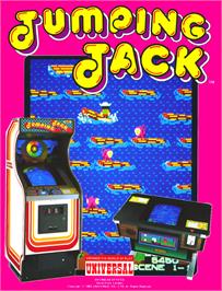 Advert for Jumping Jack on the Arcade.