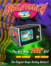 Advert for Megatouch 6 on the Arcade.