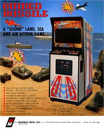 Advert for Missile X / Guided Missile on the Arcade.