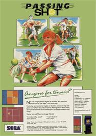 Advert for Passing Shot on the MSX 2.