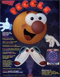 Advert for Peggle on the Arcade.