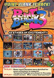 Advert for Point Blank 3 on the Sony Playstation.