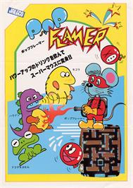 Advert for Pop Flamer on the Sega SG-1000.