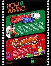 Advert for Q*bert's Qubes on the Arcade.