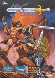 Advert for Rastan Saga 2 on the Arcade.