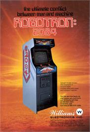 Advert for Robotron on the Arcade.